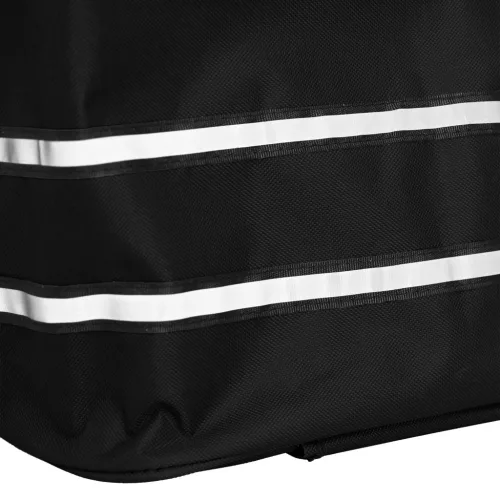  Bevásárlókocsi Kerekekkel és Állítható Fogantyúval Fekete 40 L