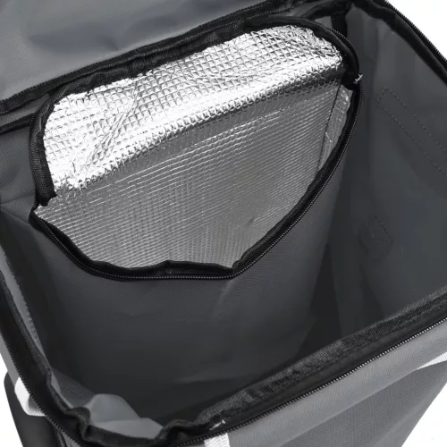  Bevásárlókocsi Kerekekkel és Állítható Fogantyúval Szürke 40 L