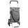  Bevásárlókocsi Kerekekkel és Állítható Fogantyúval Szürke 40 L