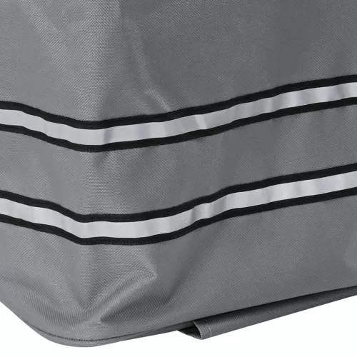  Bevásárlókocsi Kerekekkel és Állítható Fogantyúval Szürke 40 L