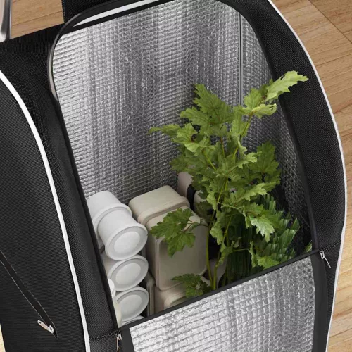  Bevásárlókocsi Fekete 39,5 x 33 x 93 cm Oxford szövet