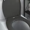  Gyorskioldó WC ülőke Puha zárással Duroplast Antracit