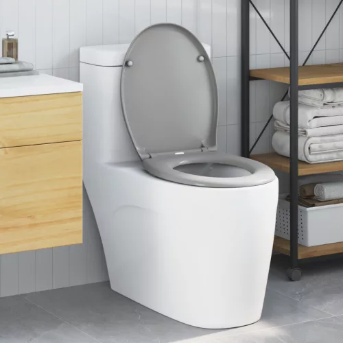  Gyorskioldós WC ülőke puha zárással Duroplast Szürke