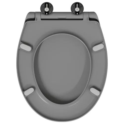  Gyorskioldós WC ülőke puha zárással Duroplast Szürke
