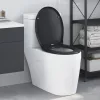  Gyorskioldó WC Ülőke Puha Záró Duroplast Fekete