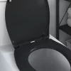  Gyorskioldó WC Ülőke Puha Záró Duroplast Fekete