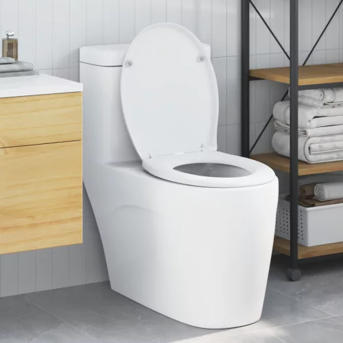  Gyorskioldós WC ülőke Lassan záródó Duroplast Fehér