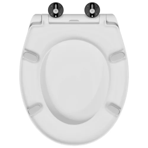  Gyorskioldós WC ülőke Lassan záródó Duroplast Fehér