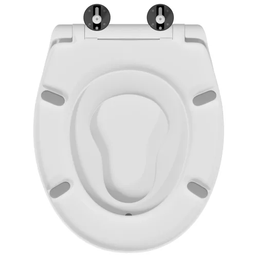  Családi WC Ülőke Gyermek Ülőkével Gyors Kioldás Duroplasttal
