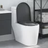  Gyorskioldó WC-ülőkés Lágy Zárás Duroplast Antracit