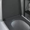  Gyorskioldó WC-ülőkés Lágy Zárás Duroplast Antracit