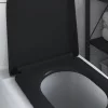  Gyorskioldó WC Ülőke Lassan Záródó Duroplast Fekete