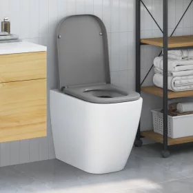    Gyorskioldó WC-ülőke puha zárszerkezettel Duroplast szürke