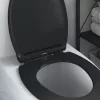  Gyorsan Oldható WC Ülőke Puha Zárral Duroplast Fekete