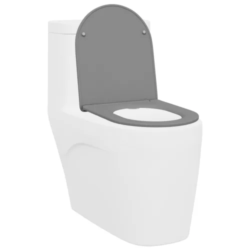  Gyorskioldós WC ülőke puha zárással Duroplast, Szürke