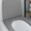  Gyorskioldós WC ülőke puha zárással Duroplast, Szürke