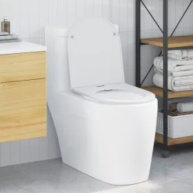  Gyorskioldós WC ülőke Lassan záró Duroplast Fehér