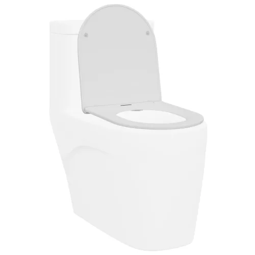 Gyorskioldós WC ülőke Lassan záró Duroplast Fehér