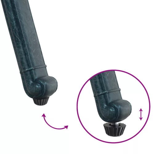  Kerti székek 2 db Zöld Öntött Alumínium