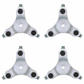  4 db bútorgörgő, 16 x 14,5 x 5,5 cm, acél, 180 kg