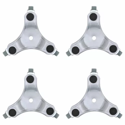  4 db bútorgörgő, 16 x 14,5 x 5,5 cm, acél, 180 kg