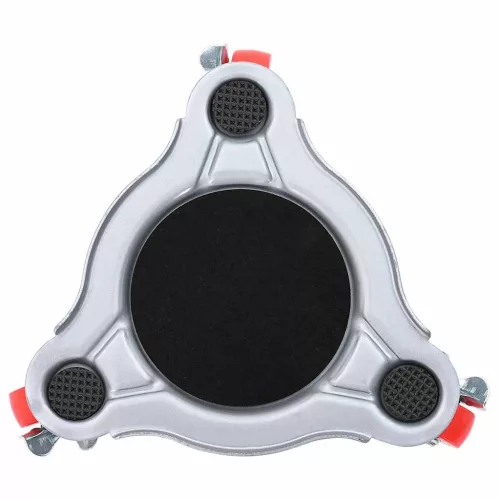  4 db bútorgörgő emelővel, 14,5x13,5x4 cm, acél, 400 kg