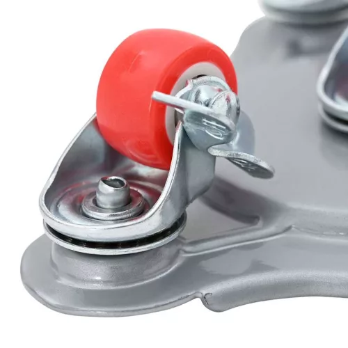  4 db bútorgörgő emelővel, 14,5x13,5x4 cm, acél, 400 kg