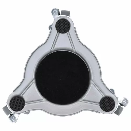  4 db bútorgörgő emelővel, 19x17,5x6 cm, acél, 1000 kg