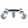  4 db bútorgörgő emelővel, 15,5x15,5x5,5 cm, acél, 1000 kg