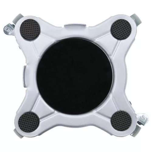  4 db bútorgörgő emelővel, 15,5x15,5x5,5 cm, acél, 1000 kg