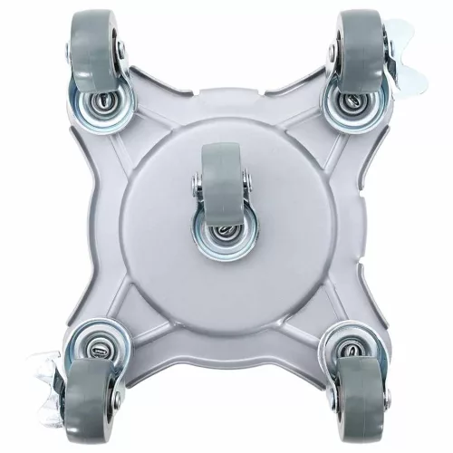  4 db bútorgörgő emelővel, 15,5x15,5x5,5 cm, acél, 1000 kg