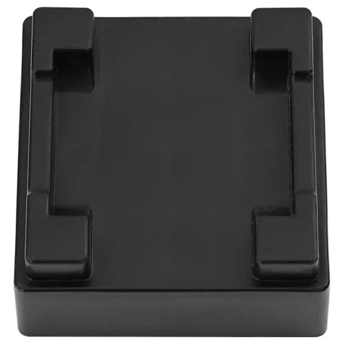  4 db fekete bútorgörgő emelővel, 13,5 x 13,5 x 4,2 cm, 300 kg