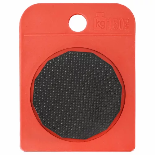  8 db piros bútorgörgő emelőkkel 9,8 x 7,5 x 3 cm 150 kg