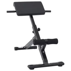    Hyperextension pad Fekete 100,5 x 70 x 78 cm Porszórt acél