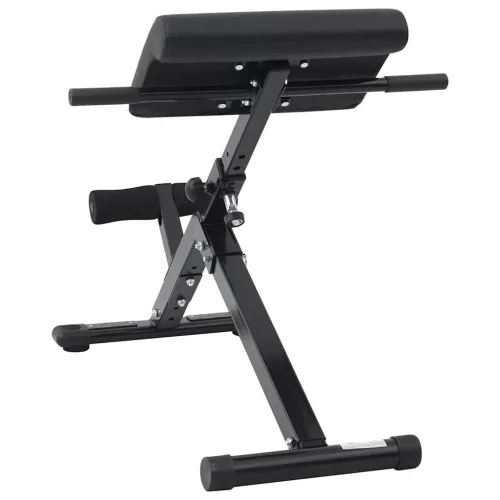  Hyperextension pad Fekete 100,5 x 70 x 78 cm Porszórt acél