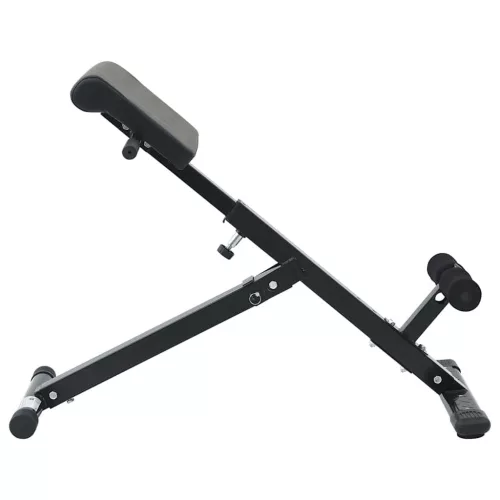  Hyperextension pad Fekete 100,5 x 70 x 78 cm Porszórt acél