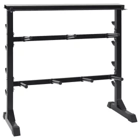  Súlyzó Állvány Fekete 99 x 45 x 95,5 cm Porszórt acél