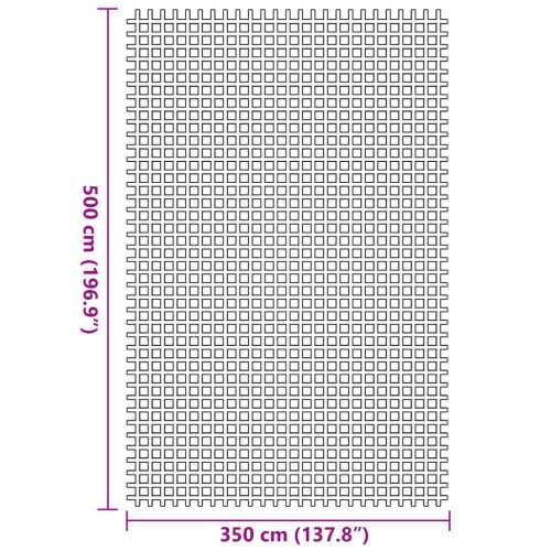  Sátor Szőnyeg Kék 3,5x5 m