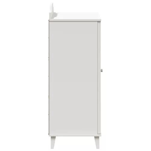  Táblafesték Szekrény polcokkal tárolóval ajtóval Fehér Faanyag