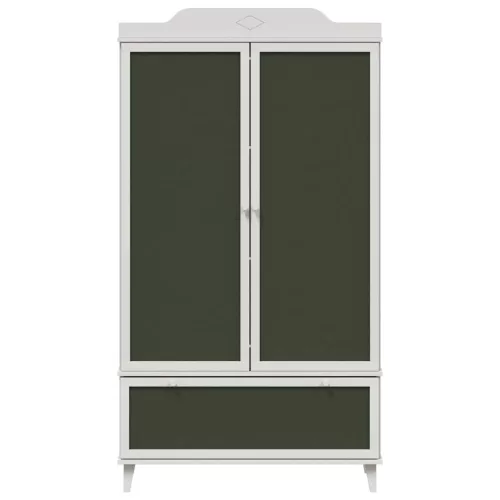  Krétával Írt Dresser fiókkal polcokkal tárolóval Fehér Faanyag