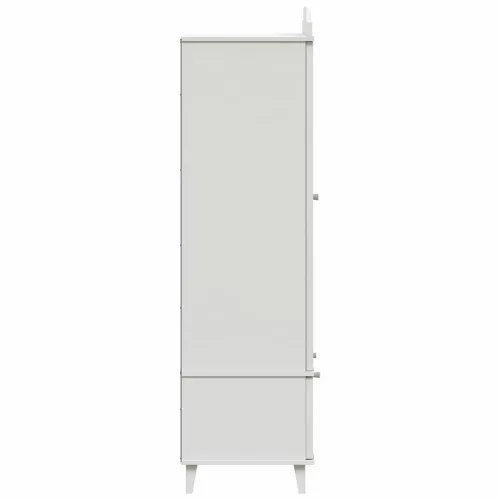  Krétával Írt Dresser fiókkal polcokkal tárolóval Fehér Faanyag