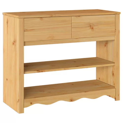 Konzolasztal DRAMMEN" 89,5x37x73 cm Tömör Fenyő"