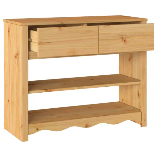  Konzolasztal DRAMMEN" 89,5x37x73 cm Tömör Fenyő"