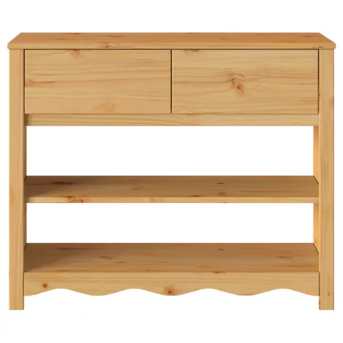  Konzolasztal DRAMMEN" 89,5x37x73 cm Tömör Fenyő"