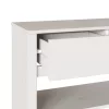  Konzolasztal DRAMMEN" Fehér 89,5x37x73 cm Szilárd Fenyőfa"