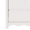  Fiókos szekrény DRAMMEN" Fehér 76,5x40x91 cm Tömbfa Fenyő"