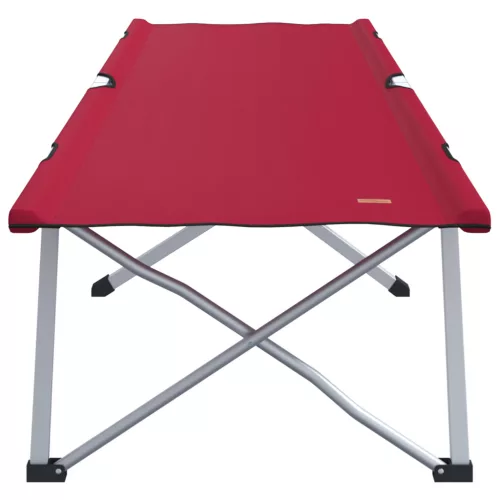  Összecsukható Pihenőágy Piros Fém, Szövet Szabvány Összecsukható