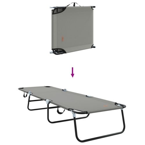  Összecsukható Napozó Hordozható Szürke 600D Oxford Szövet