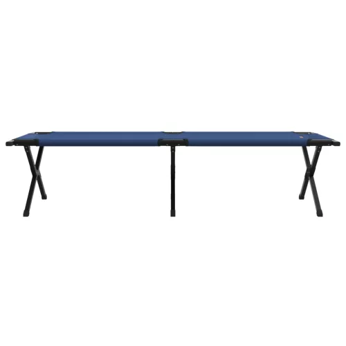  Összecsukható napágy hordtáskával, kék, 600D Oxford szövet