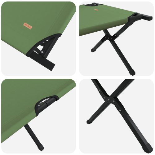  Összecsukható napágy hordtáskával Amy sárga 600D Oxford anyag